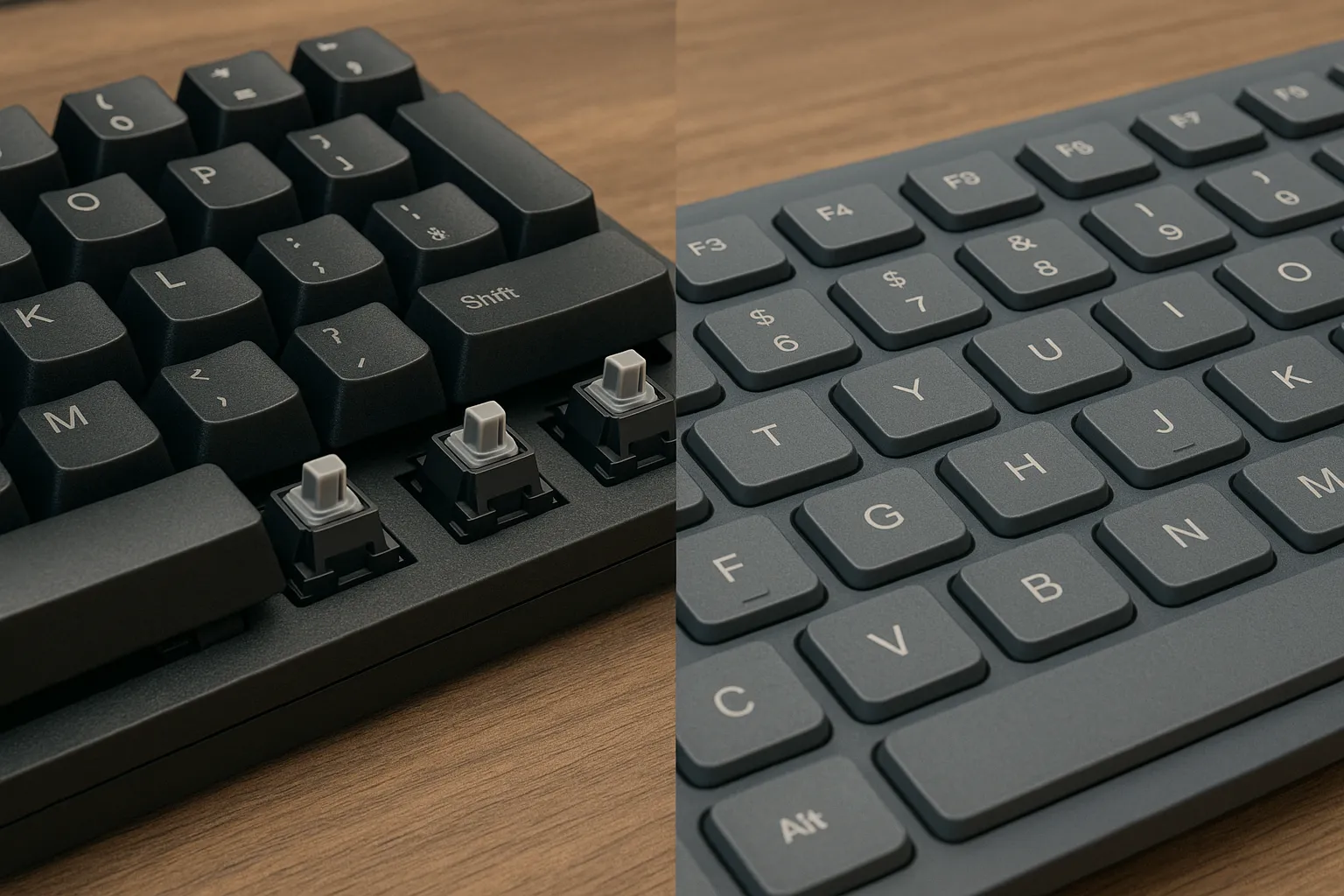 Mehāniskās tastatūras vs. membrānu tastatūras – kuru izvēlēties?